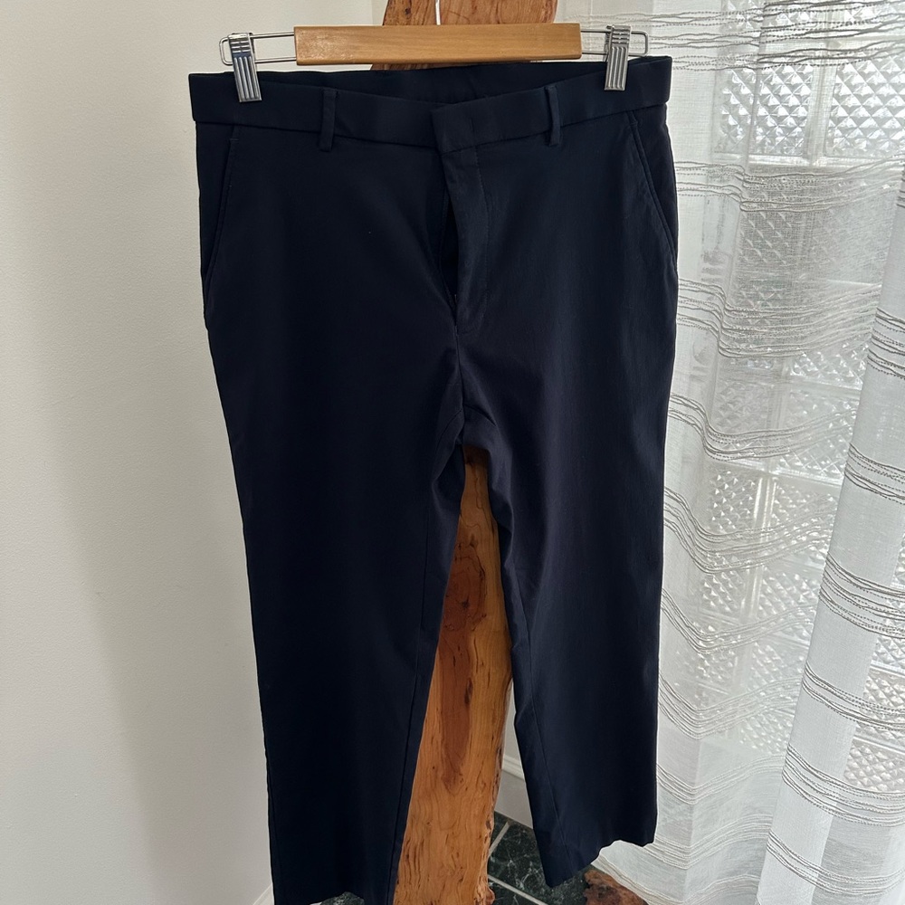 Tommy Hilfiger Navy and Blue Trousers